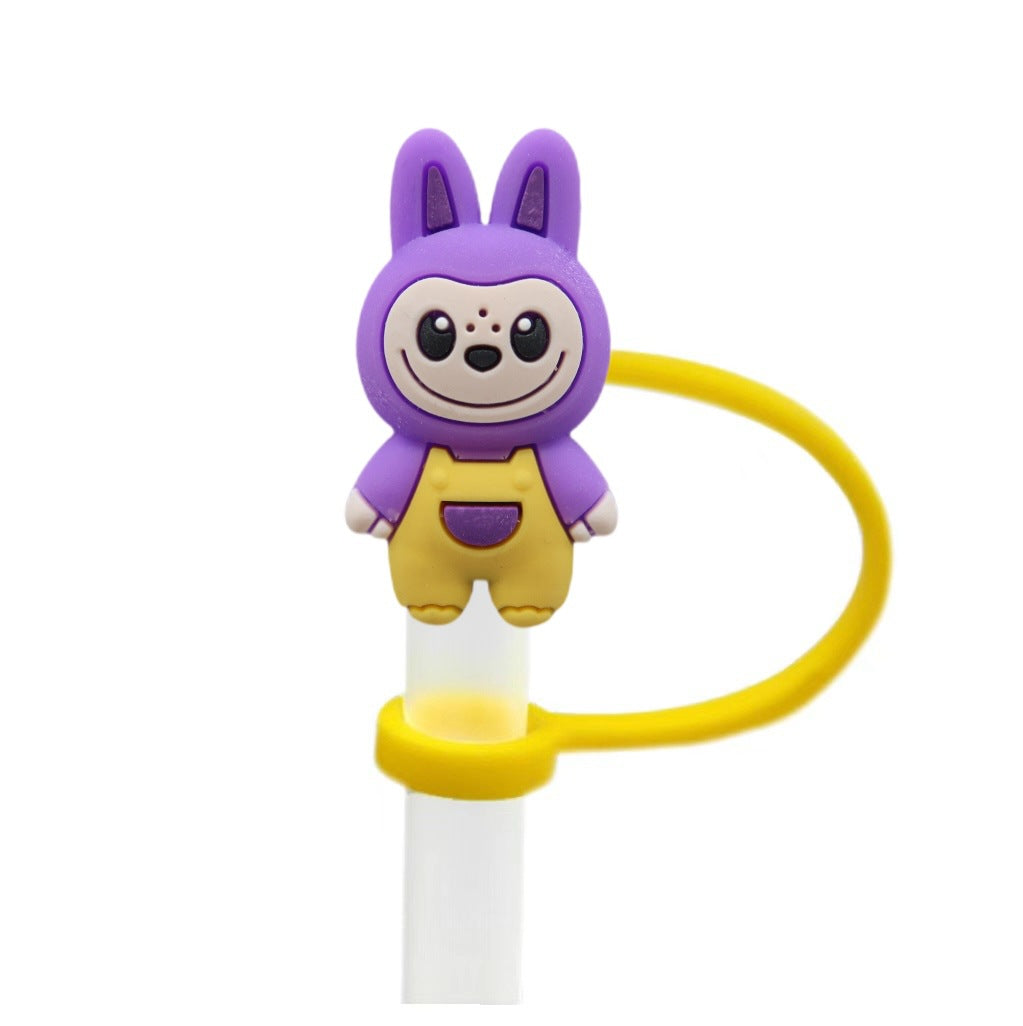 Wholesale 10pcs/pack  Cute cartoon-style straw cup cap